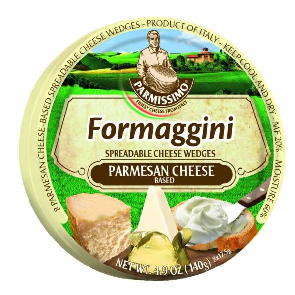 Formaggini spreadable cheese wedges at Parmigiano Reggiano flavour
